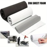 1PC Premium Cosplay Eva Foam Sheet 1MM To 10MM Thick Black Foam Sheets Roll 35X100CM High Density For Cosplay Costume Crafts Diy