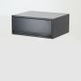 Fihlo Black One Drawer Floating Side Table