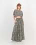 Long Tiered Fiesta Skirt Spot - XS