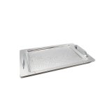 18-10 Stainless Steel Swirl Tray With Handle SGN2097
