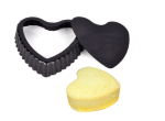 Non-stick MINI Heart Tart Pan With Loose Base
