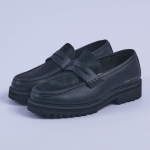 Jonathan D Penny Moc Pony Shoe Black - 9