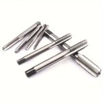 7PCS SET M3-M12 Hss Metric Right Hand Machine Straight Thread Tap Set Metric Plug Tap Drill Bit Set Hand Tools