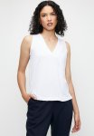 Edit V- Neck Vest - White