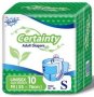Certainty Unisex Super Absorbent Diapers Medium Adult Diapers – S 10 Pieces