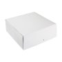 Cake Box White 8X8X3" 1X100