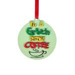 Grinch Baubles 9.5CM - Grinch Before Coffee