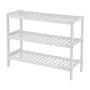 Bragg Dili 3-TIER Shoe Rack Storage Shelves White