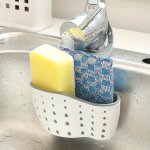 1PC Kitchen Sink Drain Basket Sink Drain Rack Kitchen Rack Hanging Multifunctional Drain Rack Telescopic Tableware Drain Rack Pl