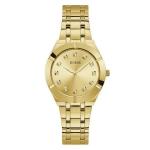 Guess Crystalline Gold Tone Ladies Watch GW0114L2