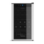 Taurus Wine Cooler 24 Bottles Glass Black 85W Chanson 24