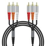 1.5M Male 3 Lotus Head To Male 3 Lotus Head Cable – AS-51177