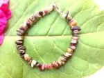 Watermelon Tourmaline Chip Stone Bracelet