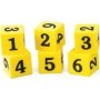 Dice Foam Number- 6 Piece 2CM