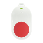 REM101M 1 Button Remote Wht red