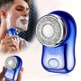 Upgraded MINI Electric Shaver Rechargeable Portable Outdoorintelligent Shaver Easy To Carry One Click Use Perfect For Homes Cars