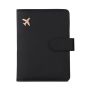 Pu Leather Rfid Blocking Travel Wallet Passport Holder With Pen Holder