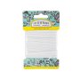 Haberdashery - Elastic - White - 6MM X 3M - 6 Pack