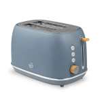 Swan Fjord 2-SLICE Toaster White Grey - Grey
