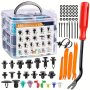 725pcs Auto Fastener Clips Car Body Push Retainer Pin Rivet Bumper Door Trim Panel Retainer Fastener Kit Auto Removal Tool