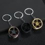 A Creative Car Lucky Wheel Hub Keychain Cross-border Personalized Alloy Wheel Keychain Factory Spot Whole