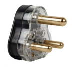 Nexus Plugtop Solid Pin Black 16A