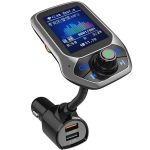 Bluetooth Fm Transmitter Color Screenqc 3.0 Dual USB Car Charger MP3 Player