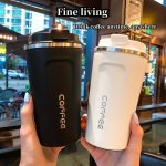 1PC Coffee Mug Insulation And Cold Insulation Portable European High-end Exquisite Latte Cup For Men And Women High-end Sense Po