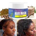 Chebe Butter With Rice Water & Black Castor Oil Hair Cream Strengthens & Thickens Formula Moisturizing Chebe Powder Hair Mask Fa