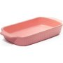 Fine Living Rectangular Ceramic Dish - Pink