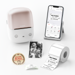 NB808 - Niimbot - B2_PRO - 300DPI - Portable Thermal Label Printer Incl Free Label 50X30MM Pink