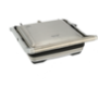 Platinum 4-Slice Sandwich Maker & Press - 2000W - Stainless Steel, Non-Stick Plates, Lock