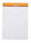 Rhodia Head Staplebound Pad Orange A5 Dot Grid