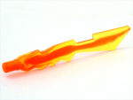 Parts Minifigure Weapon Sword Jagged Edges With Marbled Trans-red Pattern 11439PB03