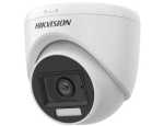 Hikvision DS-2CE76D0T-EXLPF 2MP Smart Hybrid Light Indoor 2.8MM Fixed Turret Camera 20M Ir Digital Wdr 4 Switchable Signals Tvi
