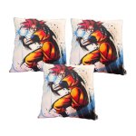 Dragon Ball Z Goku Super Saiyan Red Couch Pillow Covers 45CM X 45CM 3 Pack