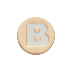 Goldair Gold Letter B Jibbitz - Multi Osfa