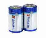 Verbatim D Alkaline Batteries 2 Pk