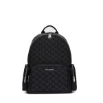 K monogram Jacquard Backpack -black