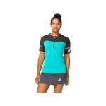 ASICS Women's Fujitrail Top- Baltic Jewel - XL