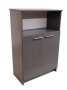 Oxford 3 Shelf 2 Door Book/filing Cabinet 80CM - Storm Grey