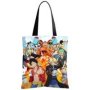 Animanga Waterproof Oxford Tote Bag With Flocking Print - One Piece Reunion