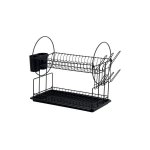 Dish Drainer 2 Tier Catania 203 Matt Black