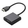 HDMI To Vga Cable 1080P 14CM - Black