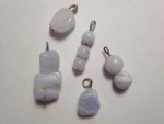 Blue Lace Agate Healing Pendant