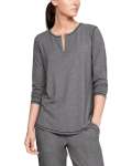 Women's Ua Recover Sleepwear Long Sleeve - BLACK-002 XS