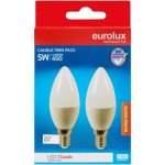 Eurolux Candle Twin Pack 5W LED Classic