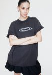 Oversized Printed T-Shirt - Black & Formula 1
