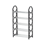 Zs - Multipurpose Space Saving 5-LAYER Stainless Steel Shoe Rack Organizer - Pink