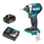 Makita - Cordless Impact Driver DTD154Z With 6.0AH Battery And Charger